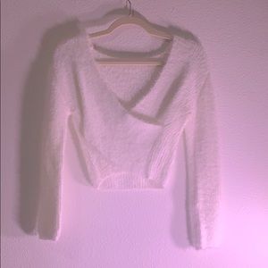 Shein Wrap Front Cozy Sweater